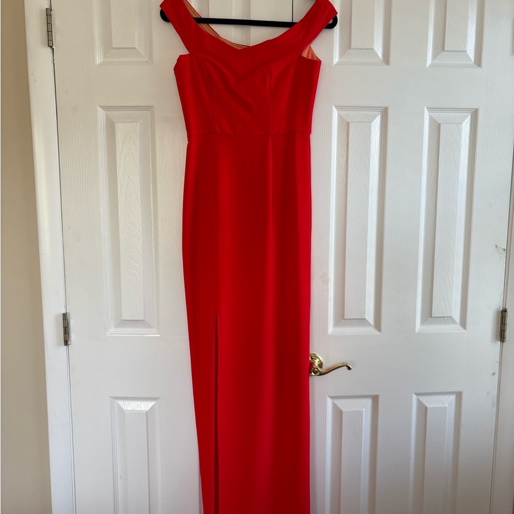 Elegant Red Evening Gown